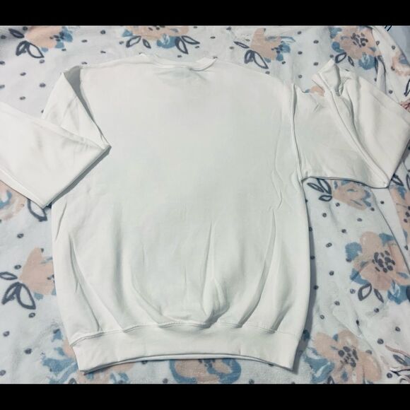 NWOT White Crewneck sweatshirt “Sweater Weather” various sizes available - Picture 5 of 8